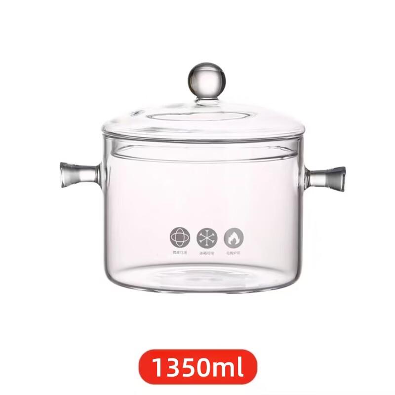 Wutuo Transparent High Boron Glass Pot