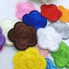 17Pcs/set Self-adhesive Embroidery Plum Blossom Cloth Sticker Handmade DIY Plum Blossom Embroidery Chapter Clothing Accessories Bag