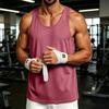 Men Casual Outdoor Sports Solid Crew Neck Tank Top Sleeveless Lightweight Loose Undershirt for Daily Wear Gym Training Running