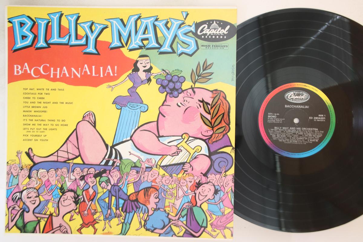 

LP Record BILLY MAY - Billy May s Bacchanalia! ED2604201 CAPITOL 1985 UK Jazz Used