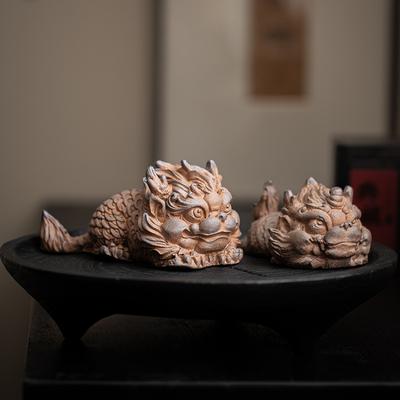 Old Rock Mud Kylin Tea Pet Living Room Tea Table Decoration Tea Ceremony Accessories Tea Tray Decoration Kungfu Tea Ceremony