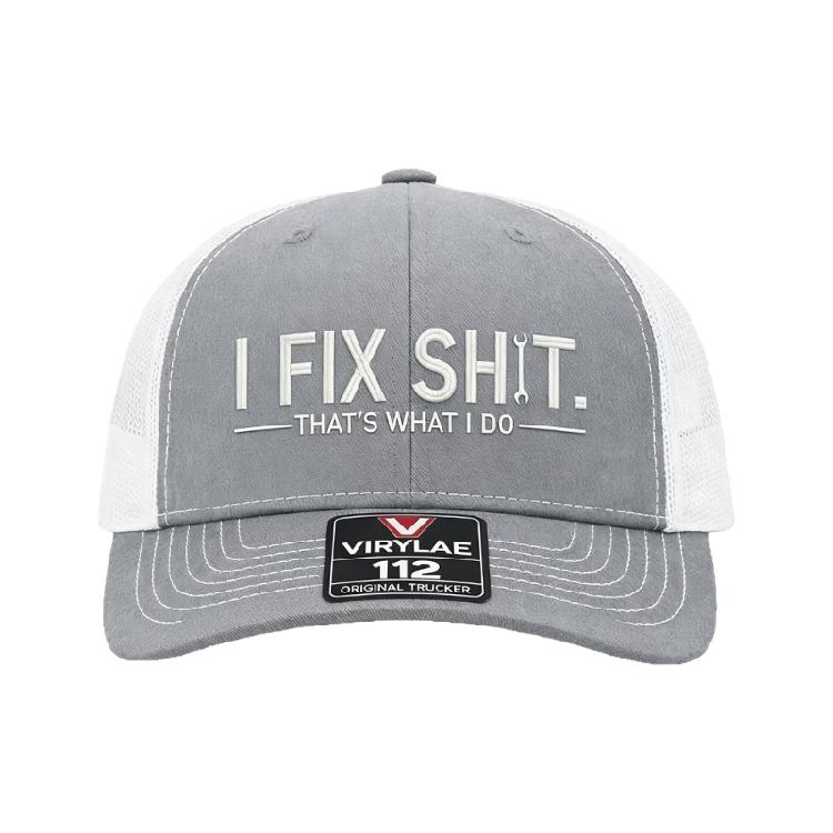 Unisex Embroidery Mechanic Baseball Cap Repairman Dad Hat For Workshop Outdoor Activity And Daily Fashion Headpiece