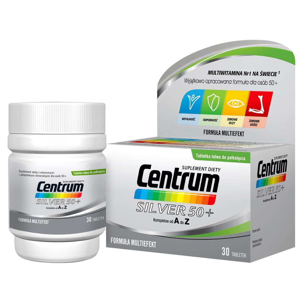 Centrum Silver 50+ Vitamins And Minerals For Adults 30 Tablets