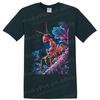 Ant T Shirt Neon Tropical Insect Macro Art W/ Glowing Leaves Nature Graphic Tee