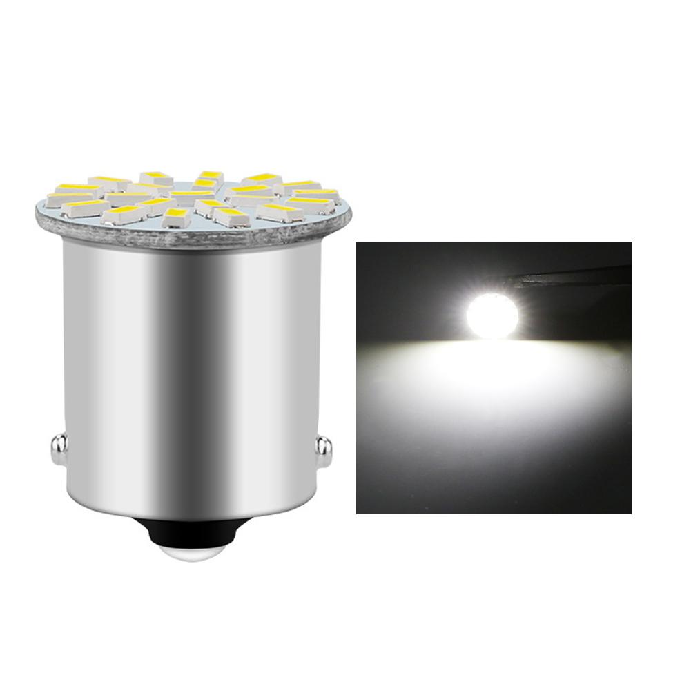 1/10 PCS LED Bulbs Turn Signal Lights 12V 7000K White Car Reverse Backup Parking Brake Lamps P21W 1156 BA15S 1157 BAY15D COB Dome Lights 6