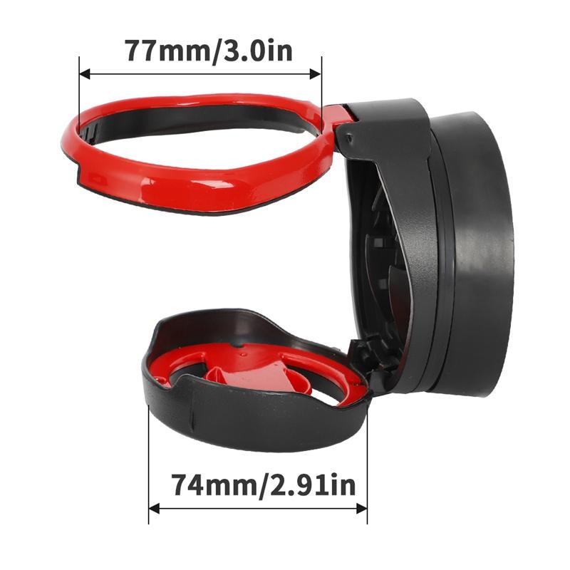 Car Air Outlet Water Cup Holder for Jeep Wrangler JL 2018- JK 2007-2017 Gladiator JT  Auto Foldable Drink Mount