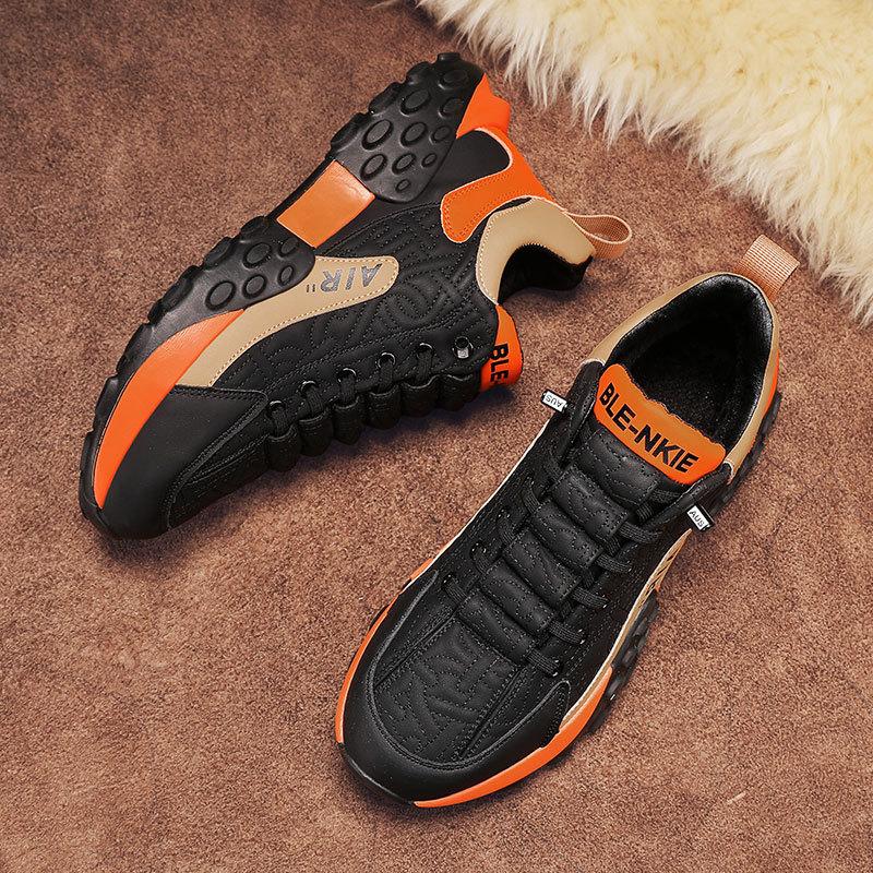 

Men s shoes 2025 new spring platform Forrest Gump board shoes men s platform height increase running casual sports dad trendy shoes 39