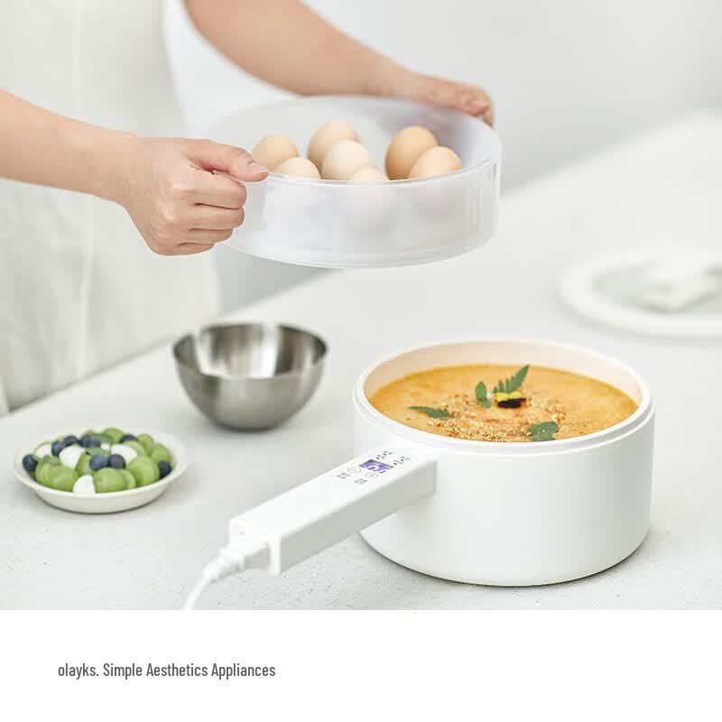Olayks 2L Multi-Function Electric Cooking Pot CN plug (adapter included)
