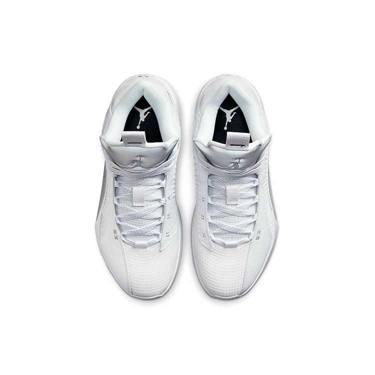 Air Jordan 35 Low PF White Metallic Silver Unisex Sneakers CW2459-100
