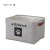 Pet Name DIY Toys Clothes Basket Custom Cat Dog Storage Box Personalised Accessories Organize Bin