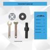 Five-Piece Electric Drill to Angle Grinder Conversion Set: Includes Cutting, Polishing, and Grinding Accessories