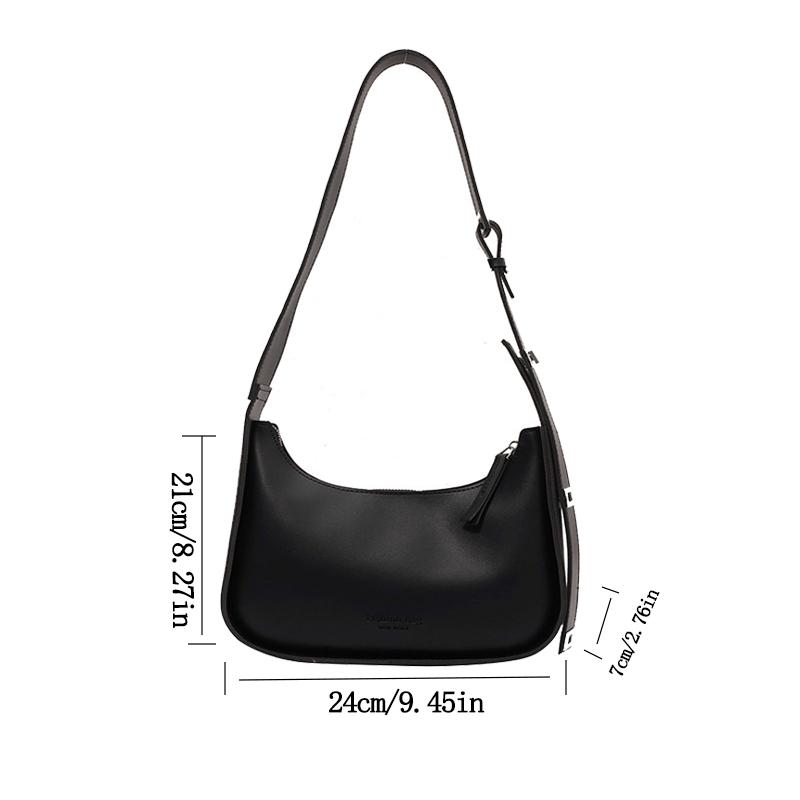 Versatile Retro Women's Shoulder Bags Fashiable Solid Color Crossbody Bag For Women Daily Commuting