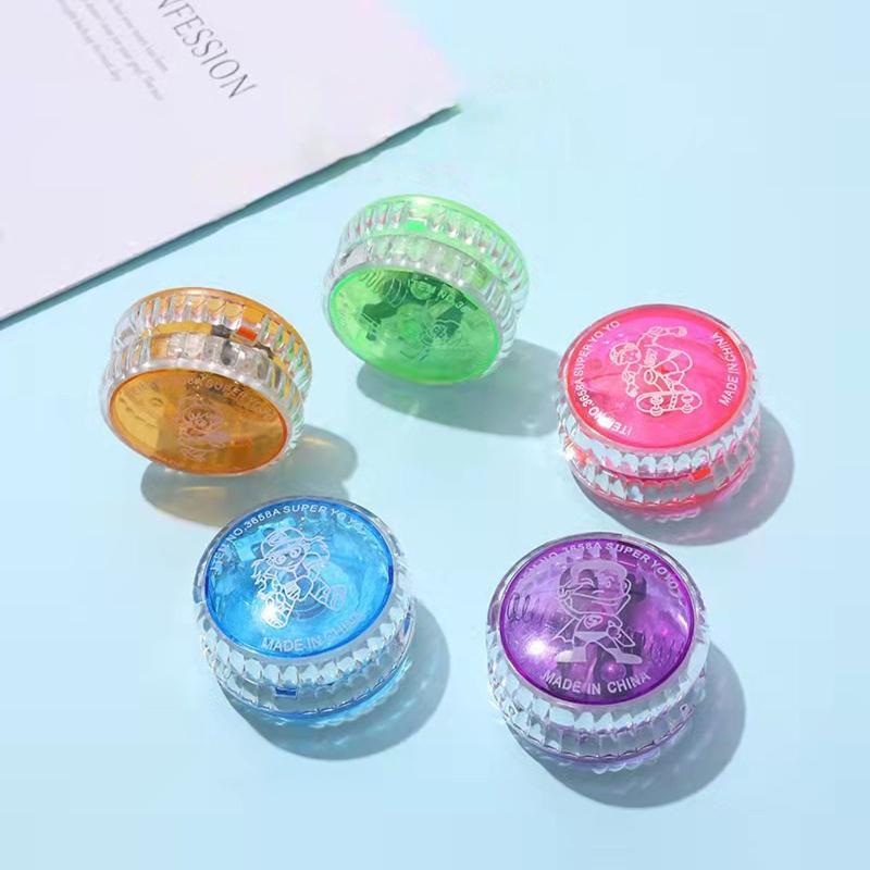 Kids Yo Yo Ball Toy High Responsive LED Yoyo Ball Child Throw Return Finger Education Gift Hand-eye Coordination Toy