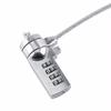Quality Wire Rope Security Laptop Combination Lock Security Cable Chain With Key Notebook Laptop Lock 4 Digit Password Lock