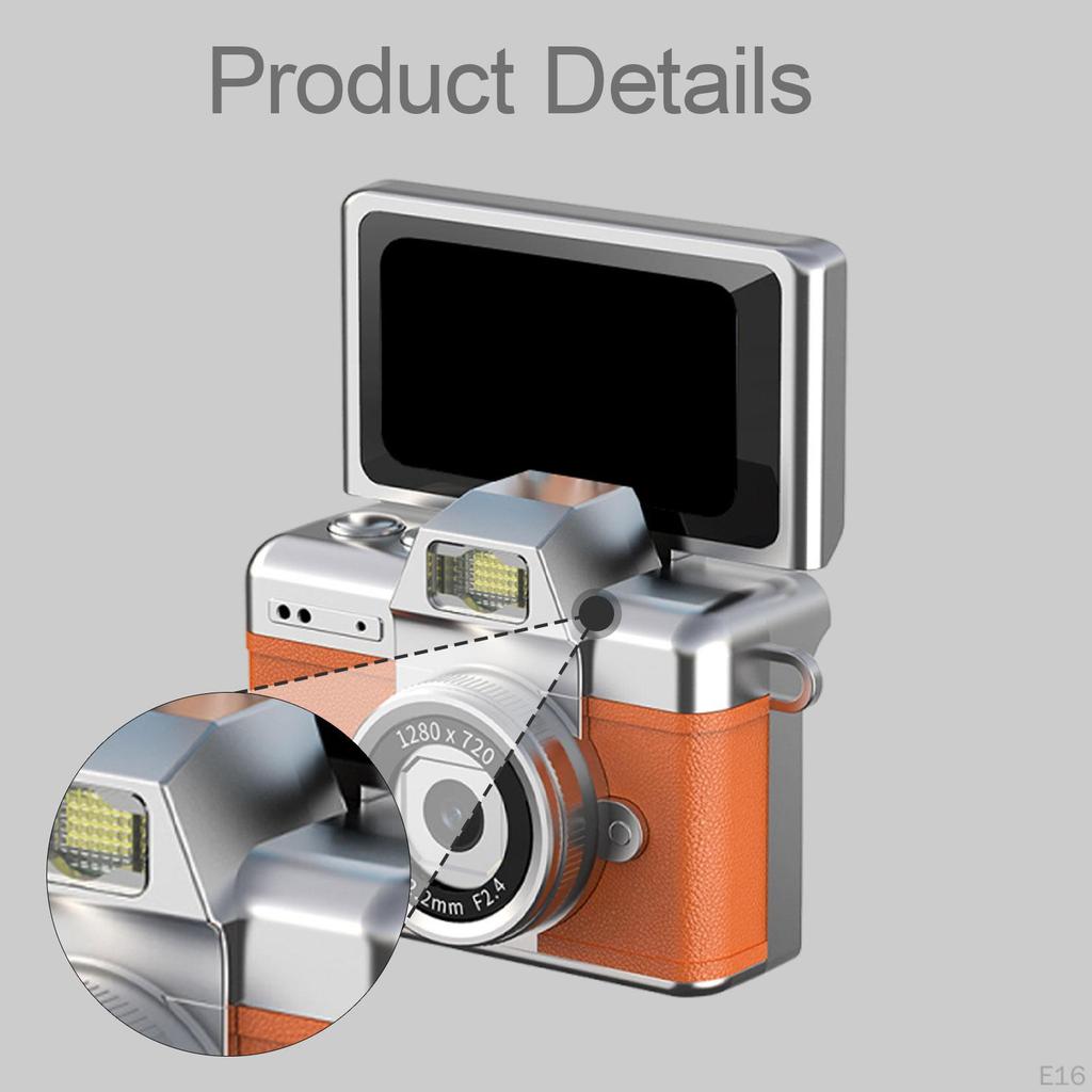 Mini Keychain Digital Camera Portable Vlogging for Kids Daily Concert