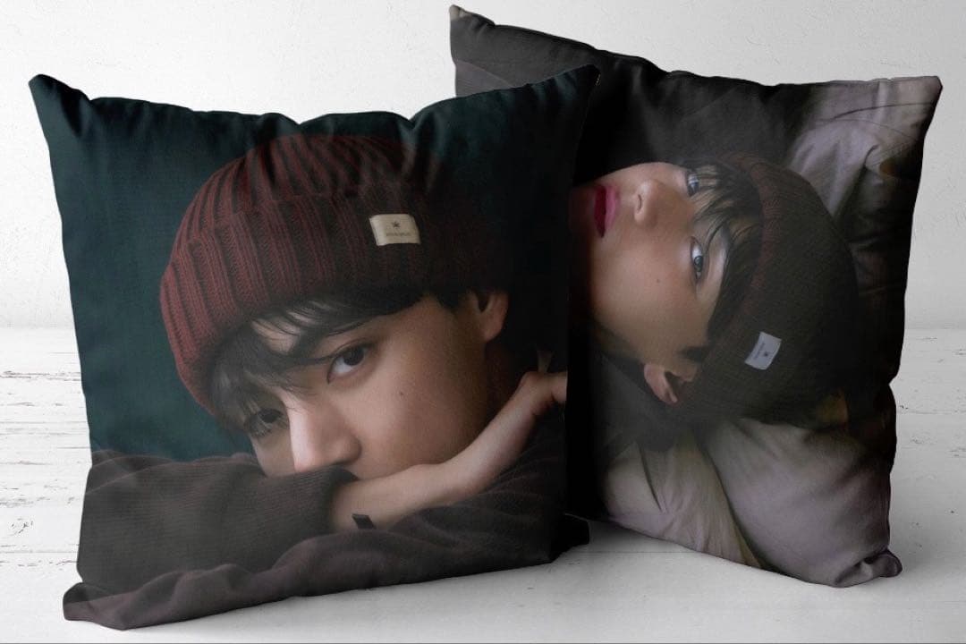 

[Б/У] Наволочка для подушки BTS Snow Peak Taehyung V V