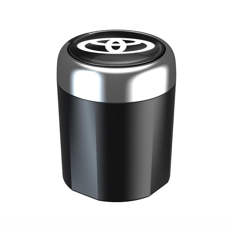 Car Cigarette Ashtray Cup Portable LED Smoke Car Ashtray Smoke Remover For Toyota GRsport Hilux Aygo Yaris sticker LPTWX1