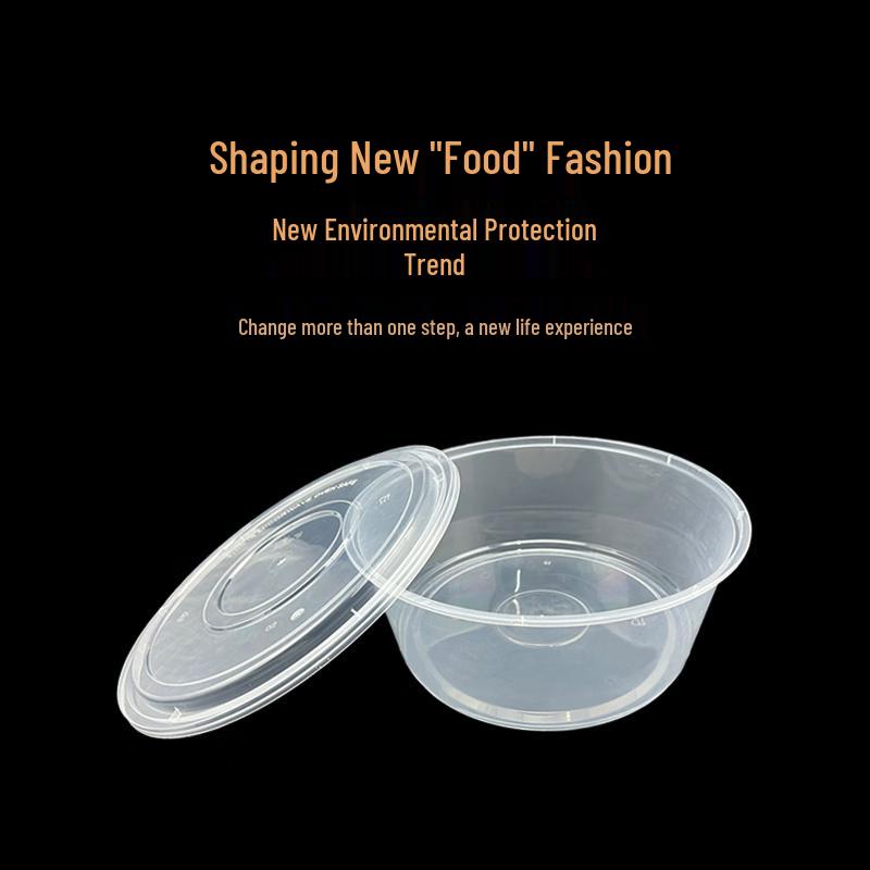 Deshangyuan Disposable Food Containers with High Lid - 3500ml