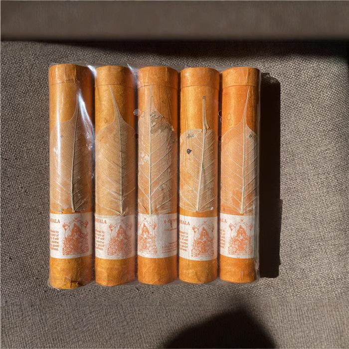 Непальские натуральные благовонные палочкиТибетские благовония для медитации йоги молитвы Ароматическая медицина Снятие стресса Спокойствие yellow Single