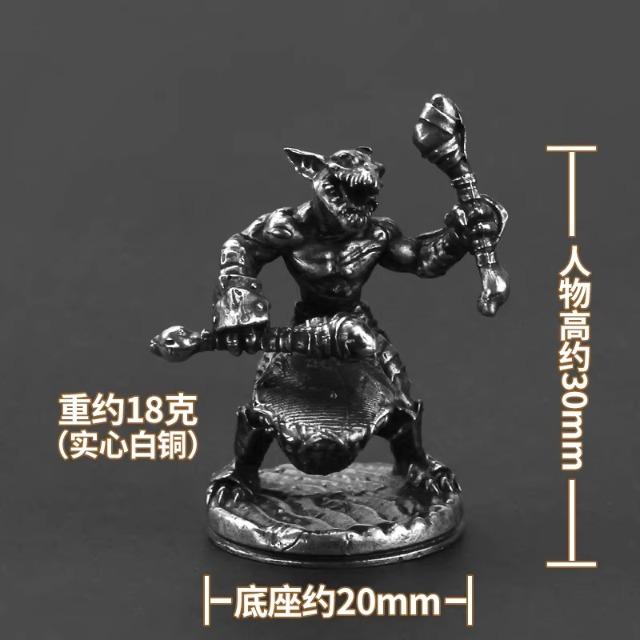 

Metal Goblin Goblin Soldier Toy Model Finished Tabletop Game Chess Pieces Car Ornaments for Boys As Gifts