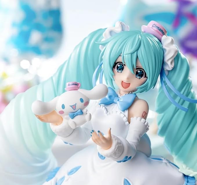 Hatsune Miku-Serie Luminasta Hatsune Miku x Cinnamoroll Weißes Kleid Figur Insgesamt 1 Typ Offizielle 19cm Ver. Ca.