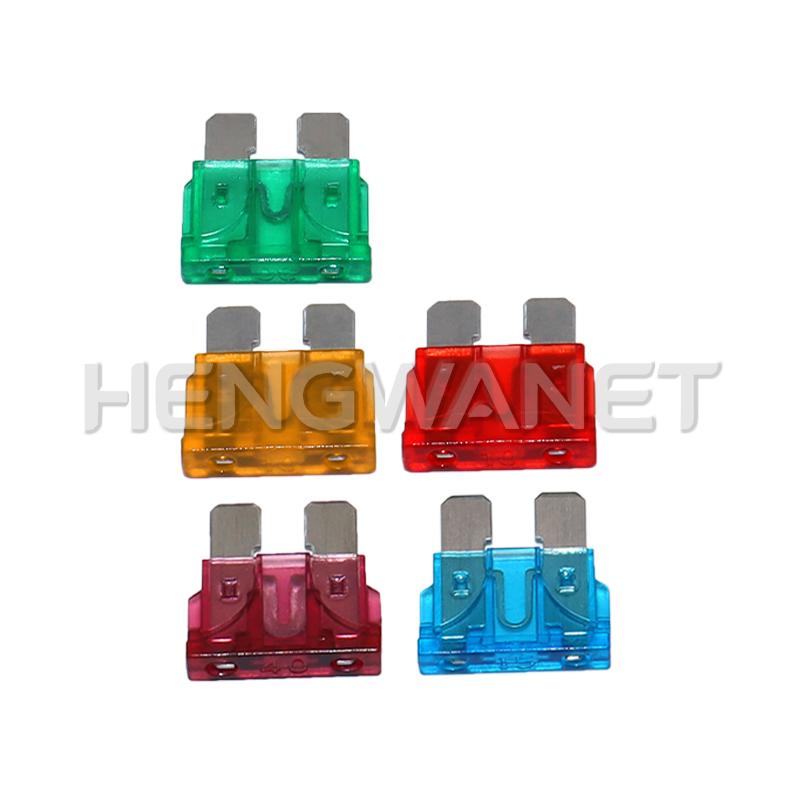 5PCS Standard Middle Fuse Holder + Boat Truck ATC ATO Blade Fuse 1A 2A 3A 4A 5A 7.5A 10A 15A 20A 25A 30A 35A 40A Fuses4