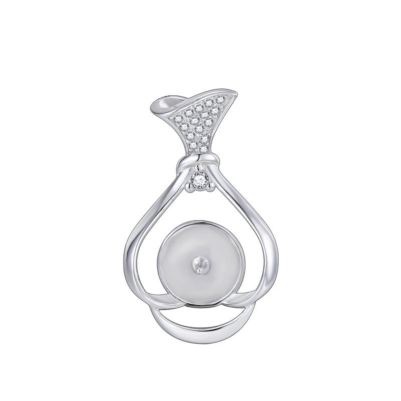 

S925 Silver Australian White Shell Pearl Pendant with High Luster – Women s Niche Design, High-End DIY Accessory 925 Silver