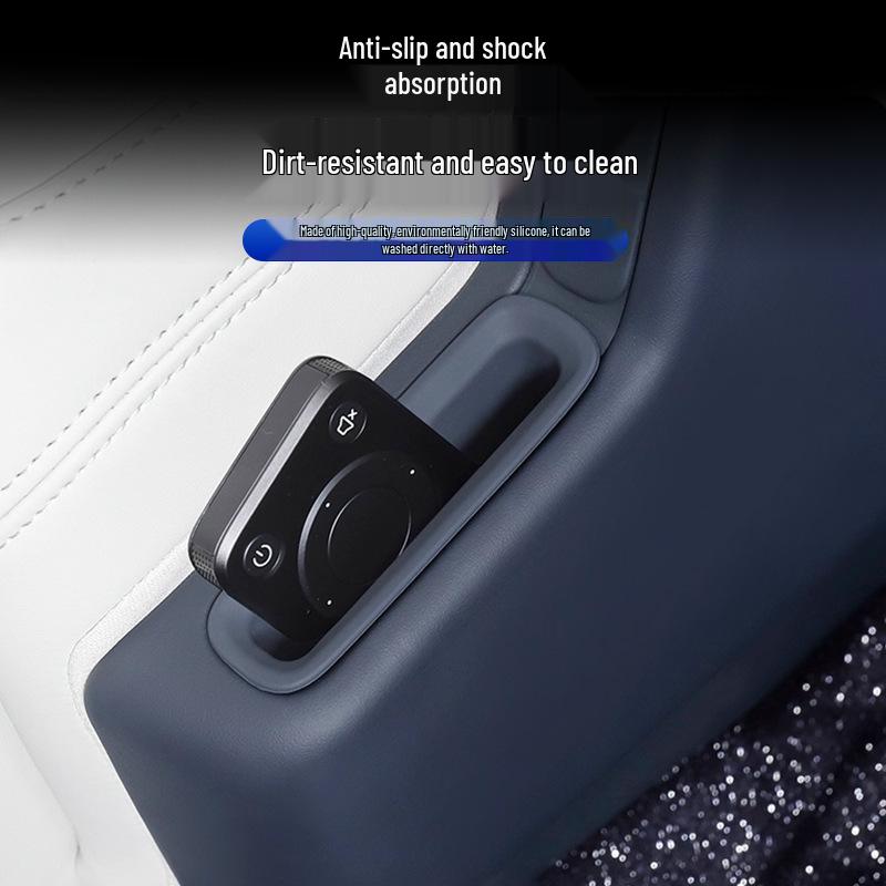 Zeekr 9X Second Row Seat Storage Box with Phone Slot - Interior Car Decoration Accessories