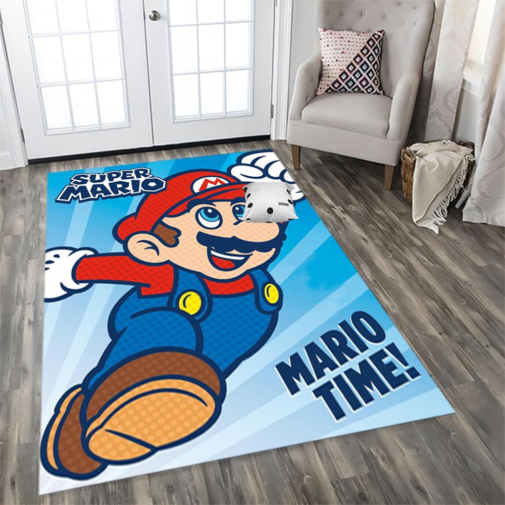 Super Mario Adventure for Living Room Rug, Bedroom, Study Room, Hallway Decoration, Perfect for Home Decoration or Holiday Gifts