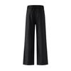 Europen American Mens Pants Commuting Elastic Waist Pleated Design Baggy Straight Trousers Summer Fashion Casual Suit Pants Male