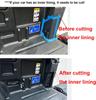 Truck Bed Tool Box Storage Tailgate Swing Case Toolbox for Ford Ranger Raptor 2015-2025 Pickup 4X4 Accessories