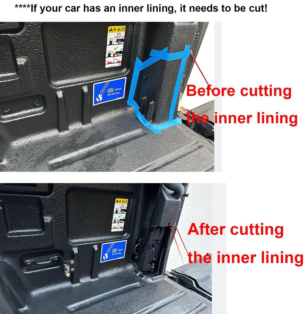 Truck Bed Tool Box Storage Tailgate Swing Case Toolbox for Ford Ranger Raptor 2015-2025 Pickup 4X4 Accessories