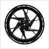 16-piece Set of Reflective Wheel Hub Stickers, Customized Wheel Hub Decorative Stickers for Car and Motorcycle Rims