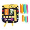 Felt Toddler Backpack with Learning Toys Educational Activity Board for Children Aged 1-3 Digital Nu