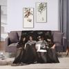 Tokio Hotel Flannel Blanket Spring  Warm Bedding Throws for Kids Living Room Aesthetic Bedspread Sofa Bed Cover
