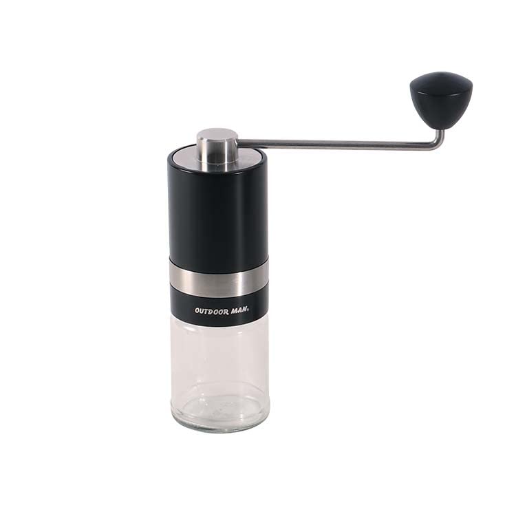 

OUTDOOR MAN SMOOTH COFFEE MILL KOGR-006B Portable, perfect for camping, outdoor activities, and glamping. Manual coffee grinder with stainless steel