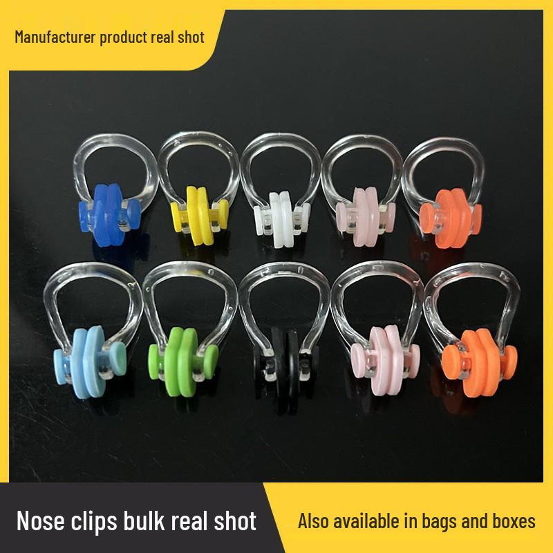 Uniwersalny Silikonowy Wodoodporny Klips do Nosa Antypoślizgowy dla Dorosłych i Dzieci do Pływania