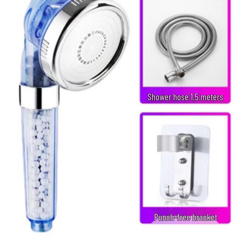 TLXT High-Pressure Filtered Negative Ion Shower Head Set