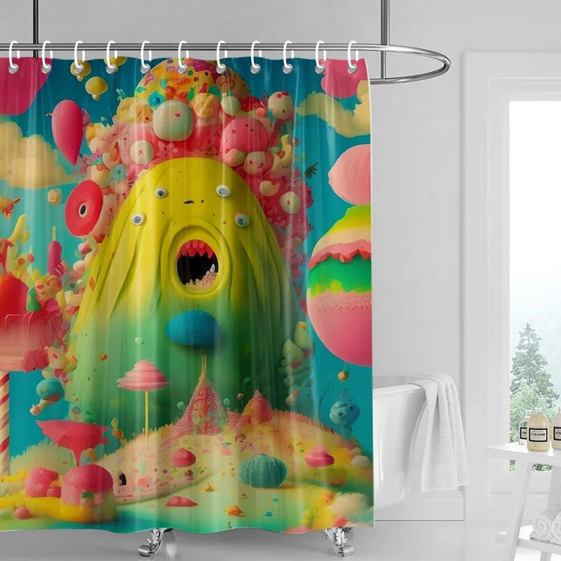 Domácí sprchové závěsy do koupelny voděodolná látka Moderní severský styl koupelnové závěsy sprchový závěs 180x200 240x180 aaaa