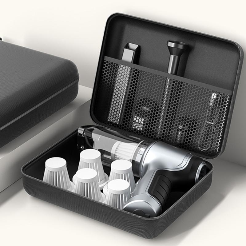 Car Vacuum Cleaner Storage Bag,Pet Hair Vacuum Organizer Travel Carrying Case Storage Pouch Bags for Earphone Cable