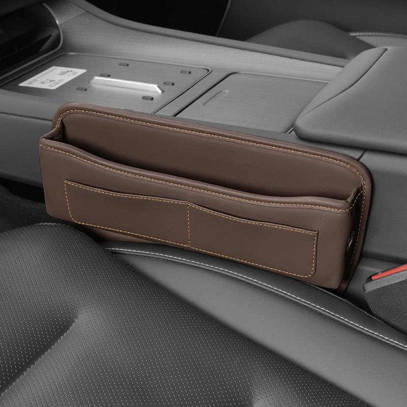 Multifunktionale Auto-Sitzspalten-Aufbewahrungsbox Organizer mit Kartenschlitz für zusätzlichen Platz im Alltag und auf Langstreckenreisen