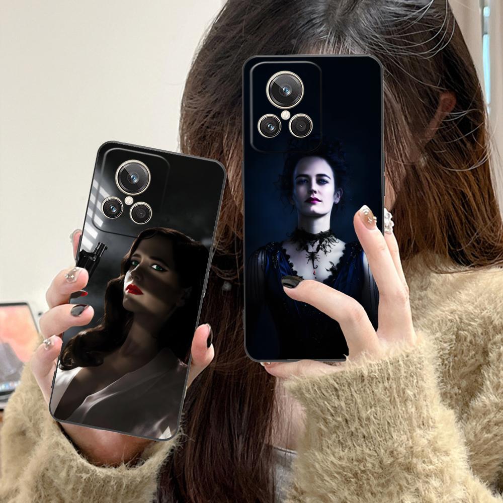 Eva Green Matte TPU Mobile Phone Case for Realme GT 8 Neo Pro C75 73 71 C67 65 C55 53 C35 31 C20 15 Colorful Cover