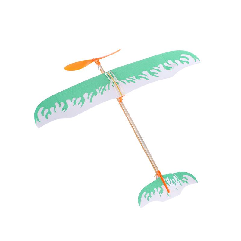 Thunderbird DIY Rubber Band Powered Glider and Helicopter Kit for Students