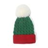 100% Acrylic Patchwork Beanie Warm Ball Cold Hat Kids Christmas Hat
