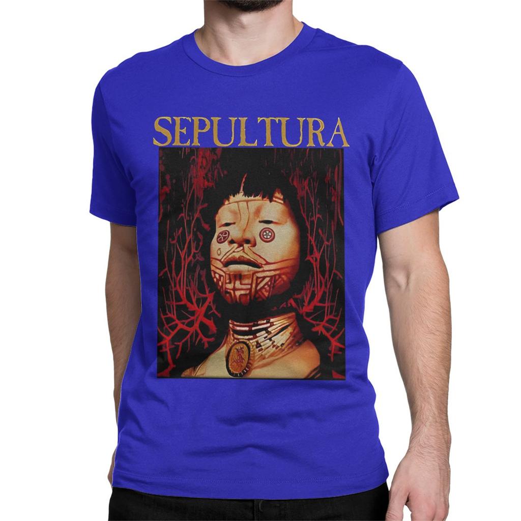 Men Women T-Shirt Sepultura Roots Funny Cotton Tees Short Sleeve Farewell Tour 2024 T Shirts Round Neck Clothing Gift Idea