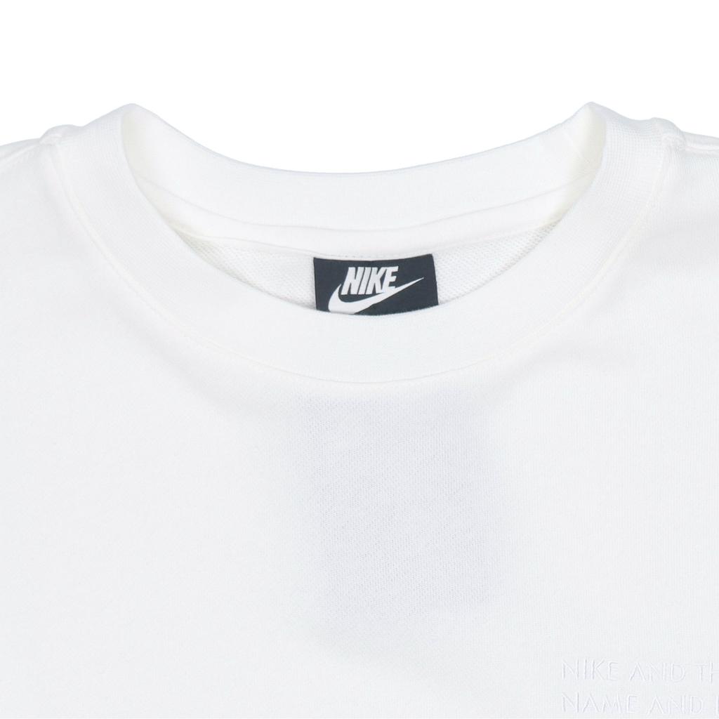 Nike Sweatshirts Men's White Crew Neck Moderate Regular CU4035-133