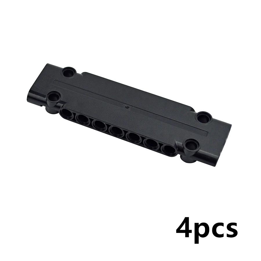 Technical Brick Bulk Modular Toy For MOC High-Tech 4Pcs Particles Panel Plate 5 x 11 x 1 Holes Constructing Blocks 64782 15458
