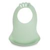 Lot de 2 bavoirs - THERMOBABY - BIBOU - Vert Céladon et Gris Charme - Ajustables et étanches
