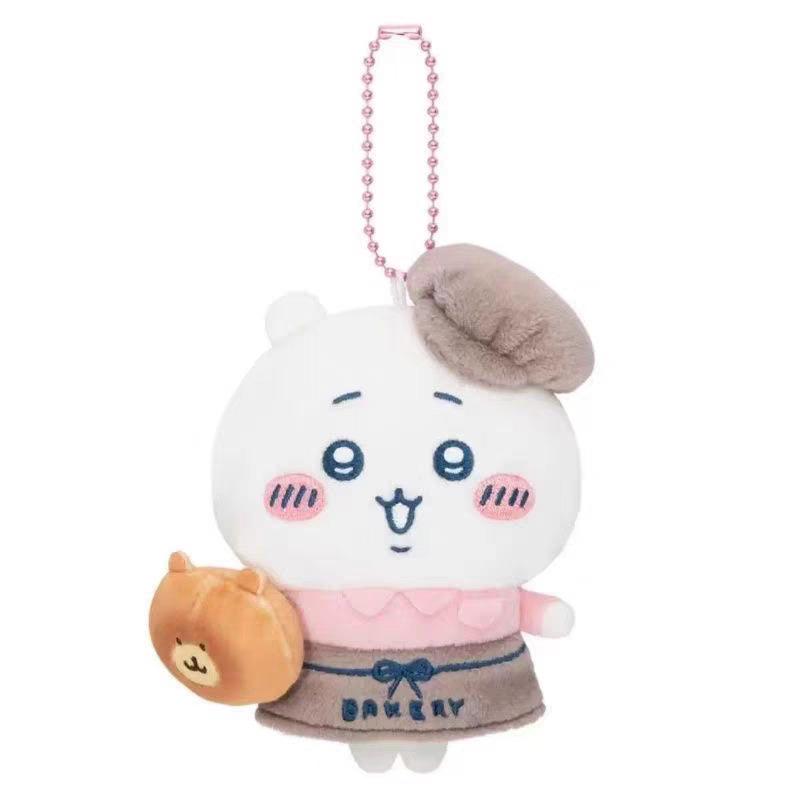 Chiikawa Bakery Series Plush Keychains – Sandwich &  Dog Mascot Mini Plushies Usagi Hachiware Momonga