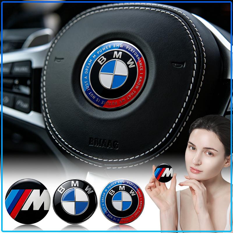 1Pcs Car Steering Wheel Sticker Emblem Decal Badge Decoration Accessorie For BMW M Performance 1 3 5 7 E61 E70 E71 E87 E90 E91 E92 E93 E97 F01 F02 F10